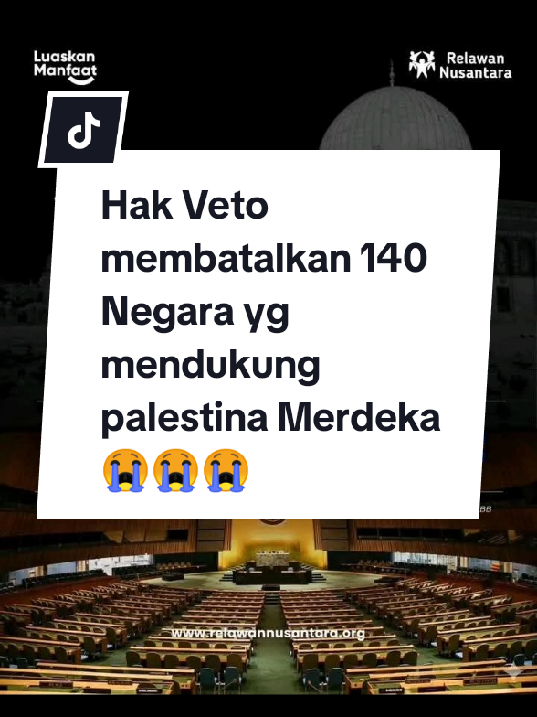 140 Negara Setuju Palestina Merdeka!! 🇵🇸 Keputusan Batal saat 1 Negara Amerika mengeluarkan Hak Veto dan 9 Negara lainnya mendukung 😭😭😭 Amerika anjxxxx #viral #news #pbb #america #freepalestine