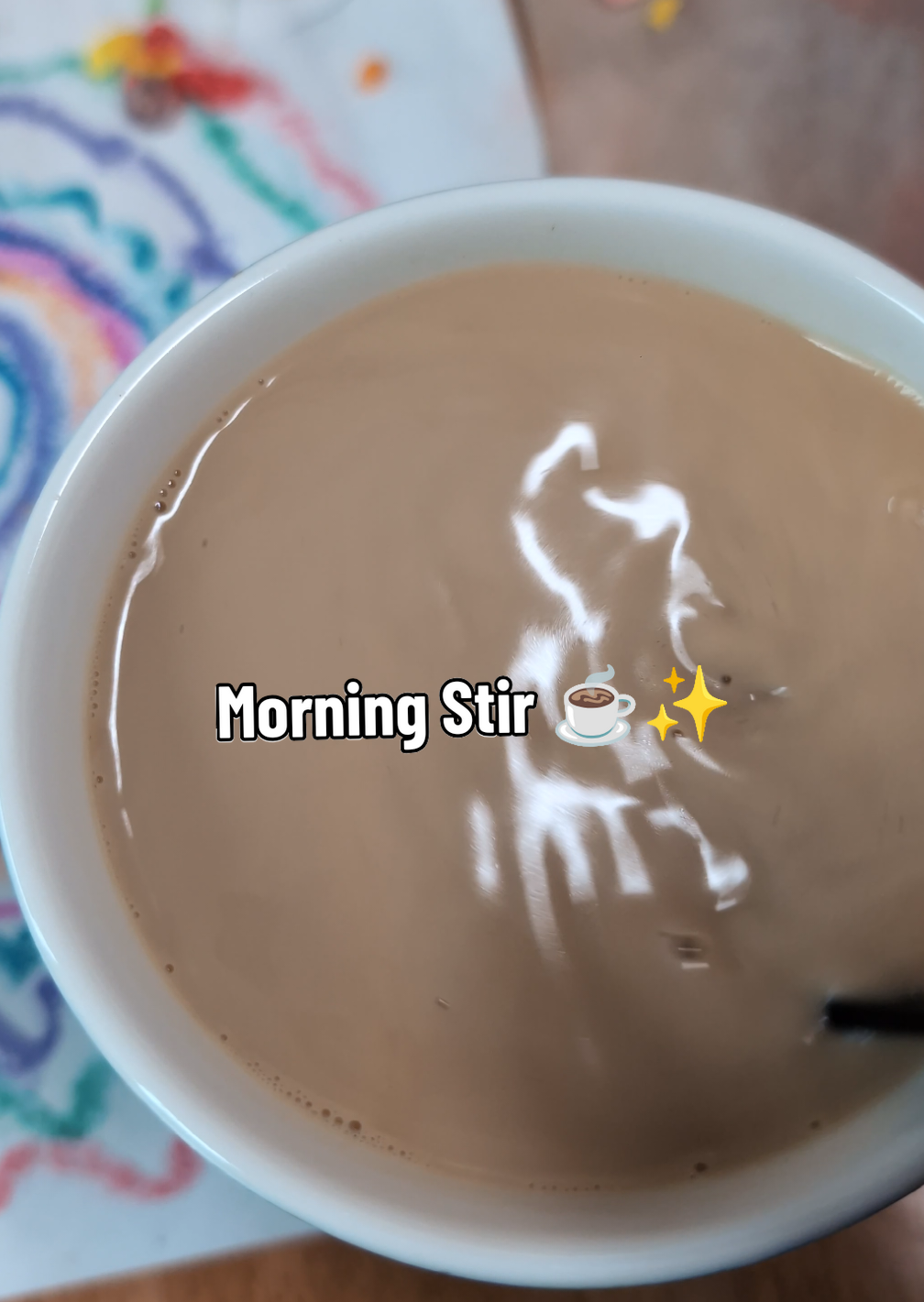 Today’s reminder The world can be strange and heavy but you’re allowed to find small ease where you can. A quiet sip. A a laugh. A breath that feels steady. None of it fixes everything,  but it still matters #MorningStir #motivation 