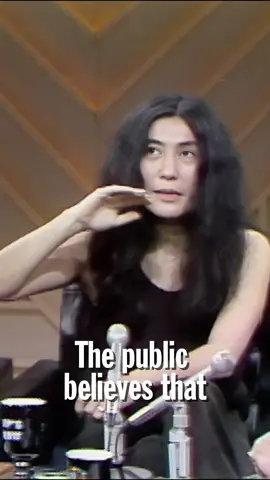 AWARENESS AND THE SYSTEM  Yoko: The public believes that there's somebody up there who's very powerful because they're rich and they control the media etcetera. And they think, 'Oh, we don't have the control so we can't do it.' And we have this negativism all the time. But that's not what it is at all. They're not powerful because they're rich and they control the media. They're powerful, sadly enough because they are 'aware' and they're trying to keep other people ignorant. If our awareness level gets to the same level as they are, we outnumber them. So there's nothing they can do.  John: Who is 'they'? Well, whoever 'they' are - That kept the workers uneducated. That sent children down in the mines in the Industrial Revolution in England. Who tried not to educate people. We're all part of a system, in a way, and 'they' includes us, too. #powertothepeople 