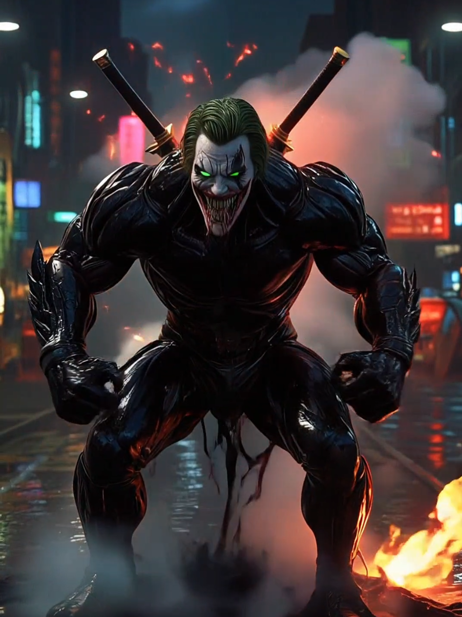Joker x Deadpool x Venom Fusion - Pure Chaos Unleashed 🃏💀🕷️ What if the Joker’s madness, Deadpool’s sarcasm, and Venom’s darkness fused together? 🧬 Unpredictable laughter, unstoppable power, and pure chaos in one legendary crossover. This is the most dangerous antihero fusion ever imagined. 👉 Like if you’d fear this fusion. ⚡ Comment your dream crossover. 🔥 Follow / Subscribe for more epic fusions and viral edits! #Joker #Deadpool #Venom #Fusion #Crossover #Marvel #DC #Antihero #Supervillain #ComicFans #Viral #Trending #FYP #MovieEdit #DarkCrossover 