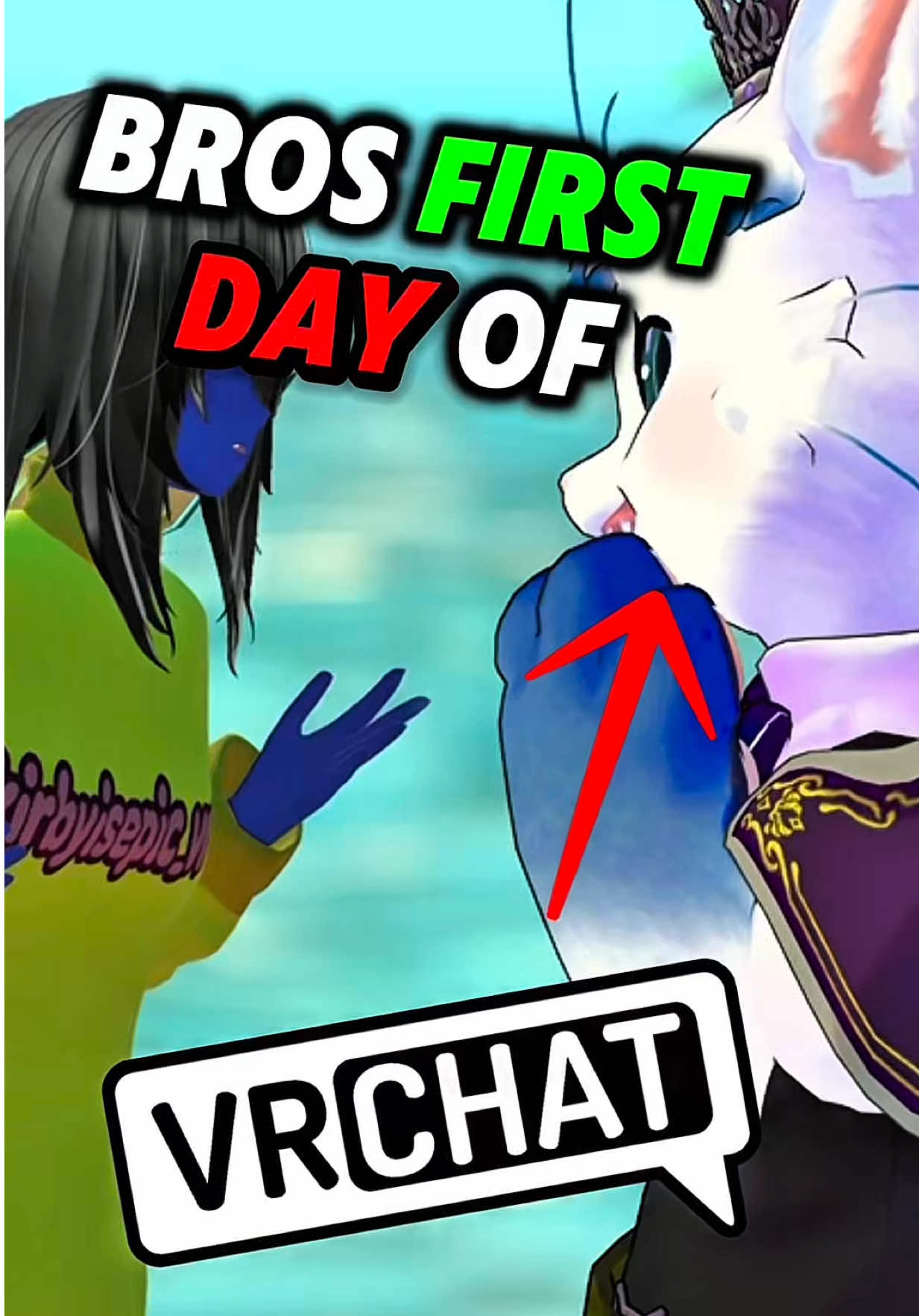 BROS FIRST DAY OF VRCHAT😭🗿🔥 #vrchat #vtuber #vrchatcommunity #kirbyisepic_vr #vr 