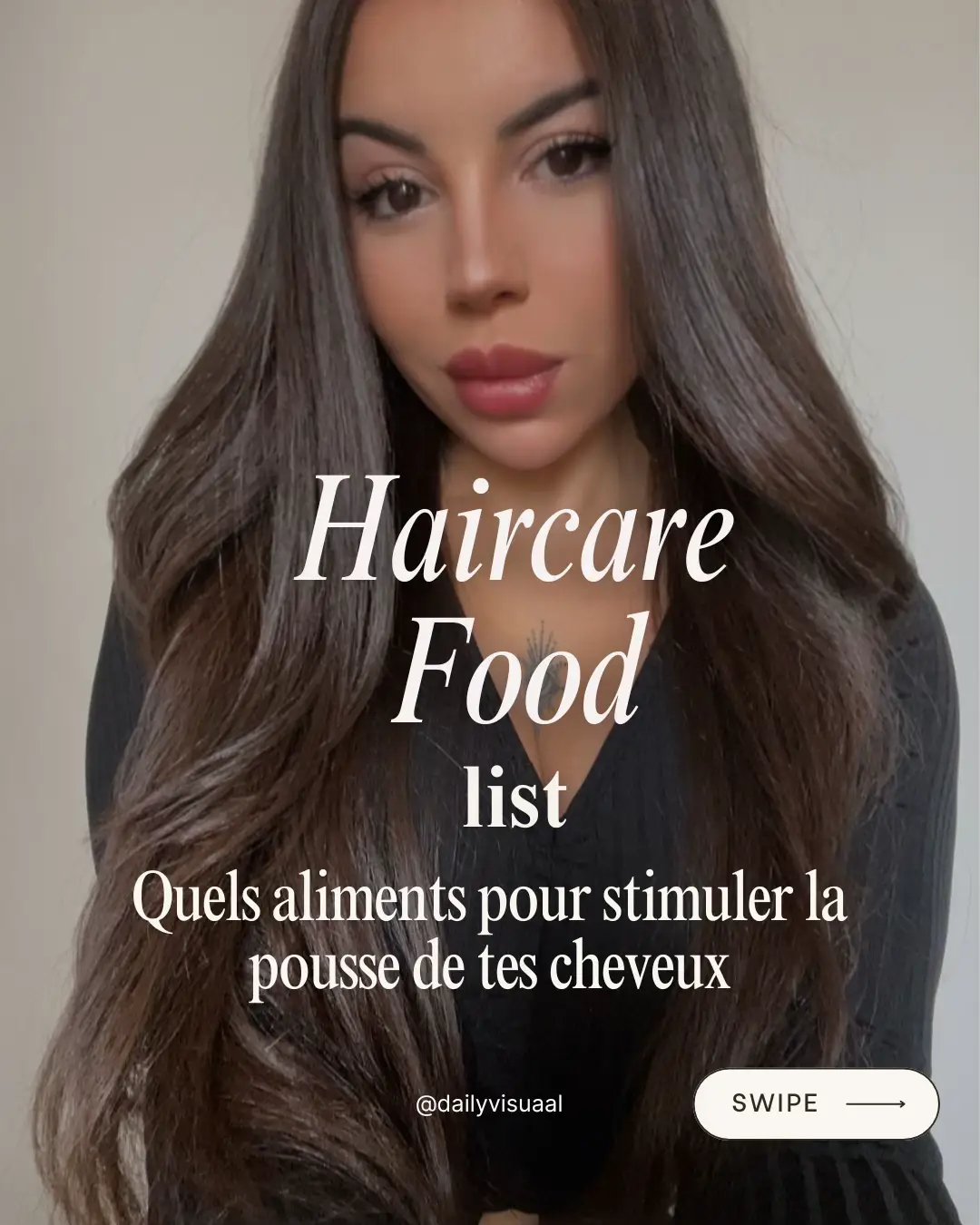 Tips pour faire pousser tes cheveux : L'alimentation a un rôle primordial pour le bien-être de tes cheveux, si tu as des carences en nutriments tu peux avoir des chutes de cheveux ou une faible croissance capillaire.  Manger les bons aliments, c'est nourrir tes cheveux de l'intérieur et booster leur croissance tout en prenant soin de ton bien-être 💖 Si tu es en projet cheveux longs tu dois privilégier les aliments riches en fer, en zinc, en biotine pour booster la pousse et la croissance de tes cheveux.  Tes cheveux pousseront alors plus forts plus brillants et plus longtemps 💖 Tu n’as pas besoin de compléments alimentaires si tu as une bonne alimentation équilibré et riche en nutriments car ils sont mieux absorbés via l’alimentation 💖 Abonne toi @dailyvisuaal pour plus de conseils bien-être 💖 #alimentationsaine #cheveuxlong #bienetre 