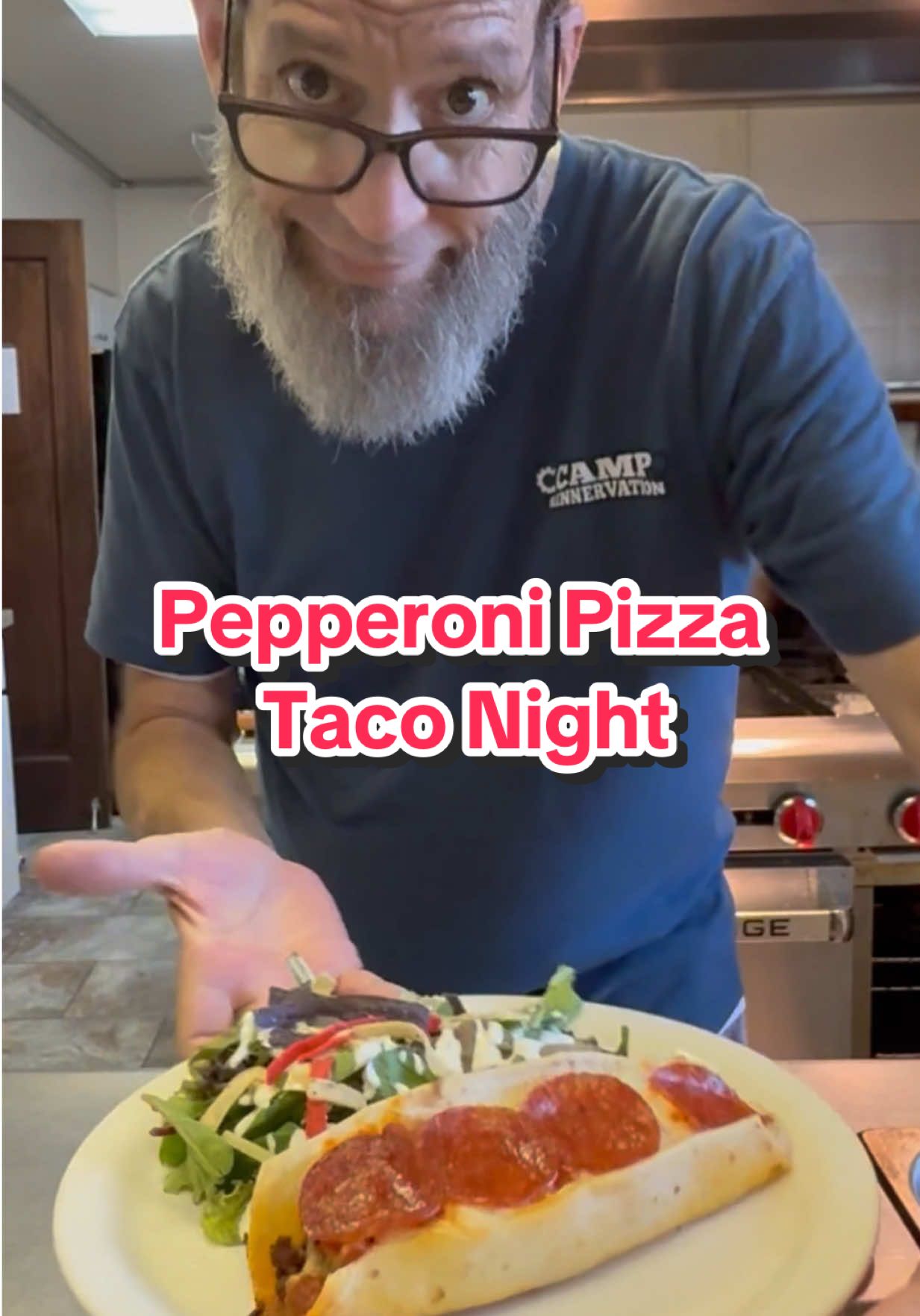 Pepperoni Pizza Taco Night #oldscoolkevmo #sororitychef 