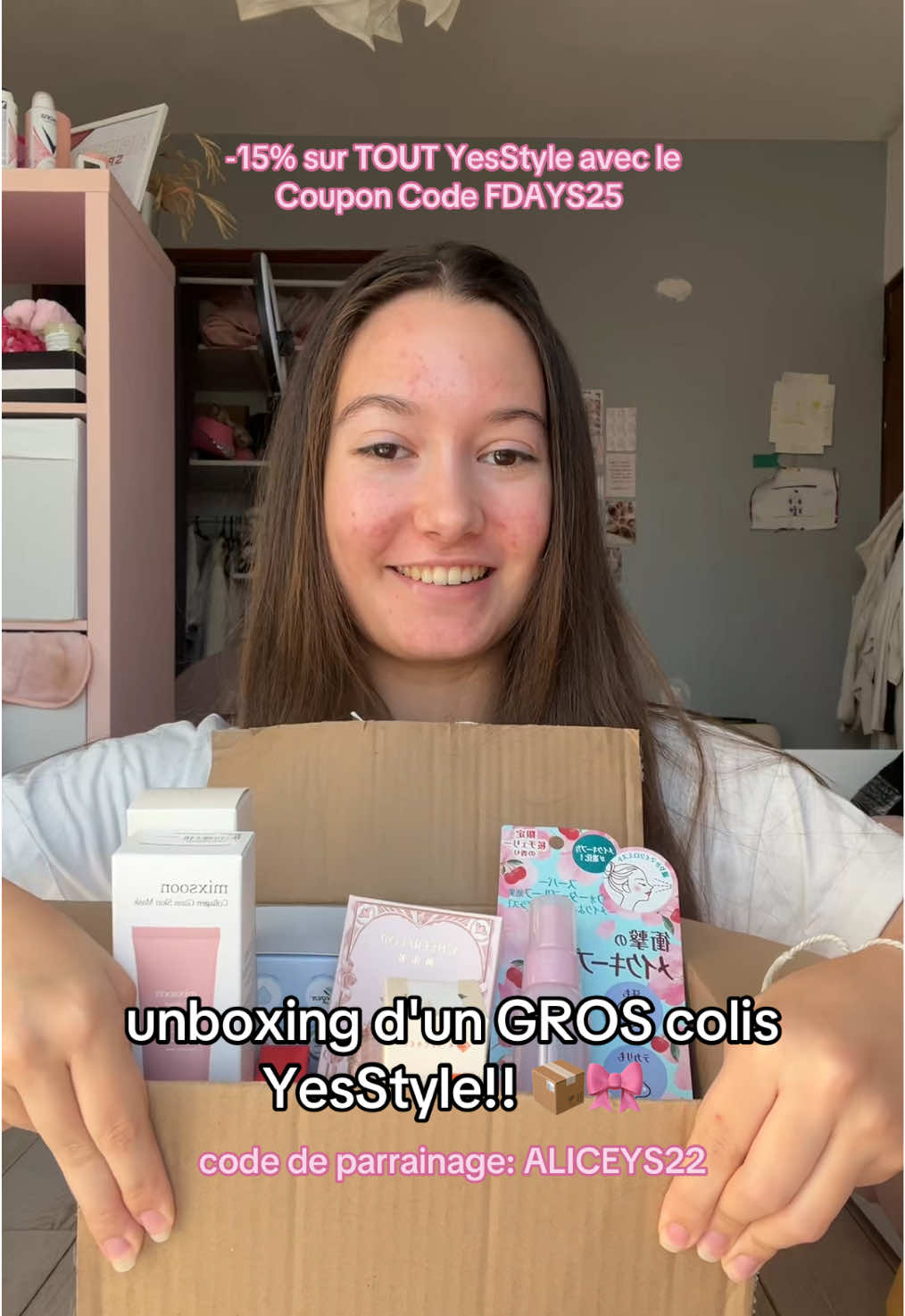 les French days sont jusqu'au 29 septembre donc profitez-en vite!! #yesstyleunboxing #prunboxing #YesStyle #YesStyleInfluencers #YSFrenchDays @YesStyleInfluencers produits offerts - collaboration commerciale 