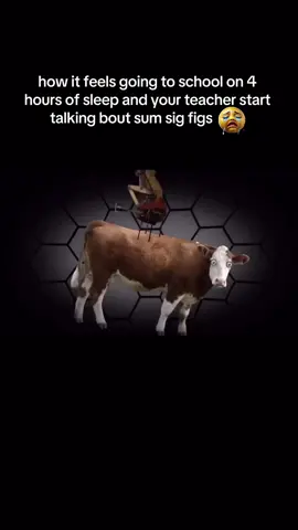 how it feels going to school on 4 hours of sleep and your teacher start talking bout sum sig figs #funny #chemistry #fyp #goviral #school 