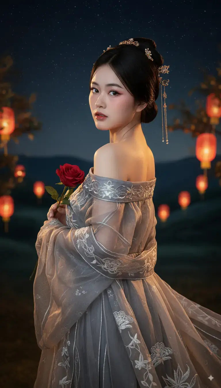 hanfu + indian song kompinasi yang sempurna #trand #hanfu #geminiai #fypage 