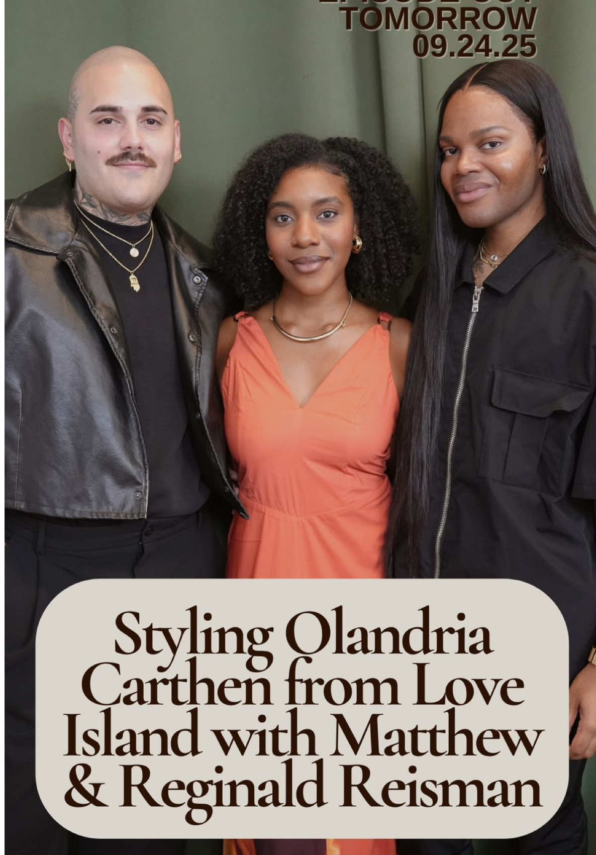 Season 2 continues with @Matthew & @Reginald Reisman, the married stylist duo whose work with #LoveIslandUSA @Olandria is making waves. From tailoring to pulling looks, meeting in college to finding success together, the Reismans’ share how they built their partnership through their love of clothes. 🎧 Full episode drops tomorrow, Sept 24. 🤎 Follow & Subscribe to Bet on Black so you don’t miss it. #olandria #LoveIsland #nicolandria #vmas2025 