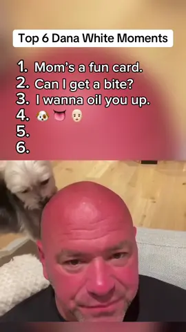 Top 6 Dana White Funny Moments #danawhite #funnymoments #UFC #fyp 
