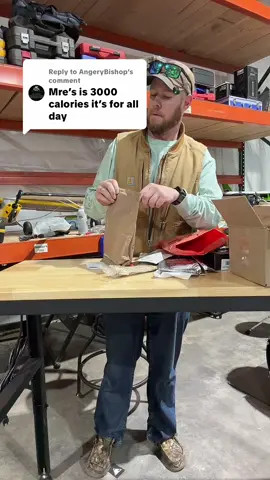 Replying to @AngeryBishop MREs don’t have as many Calories as Humanitarian Daily Rations #mre #mrereview #mretiktok #foodstorage 