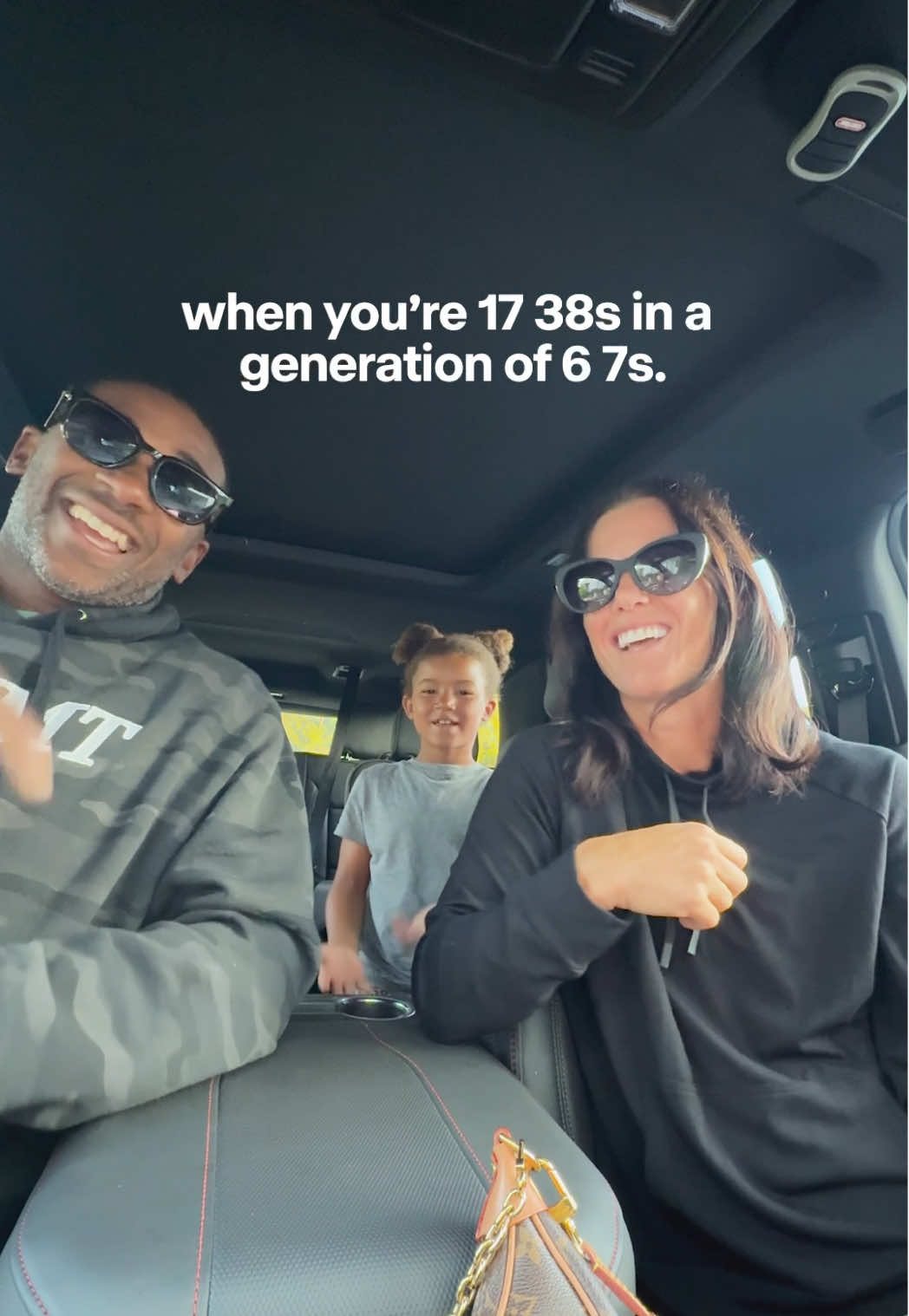 In a world full of 6-7s we’re choosing to remain 17 38s 🙂‍↔️🙂‍↔️ #67 #1738 #millenialmom #millenialhumor #parentinghumor 
