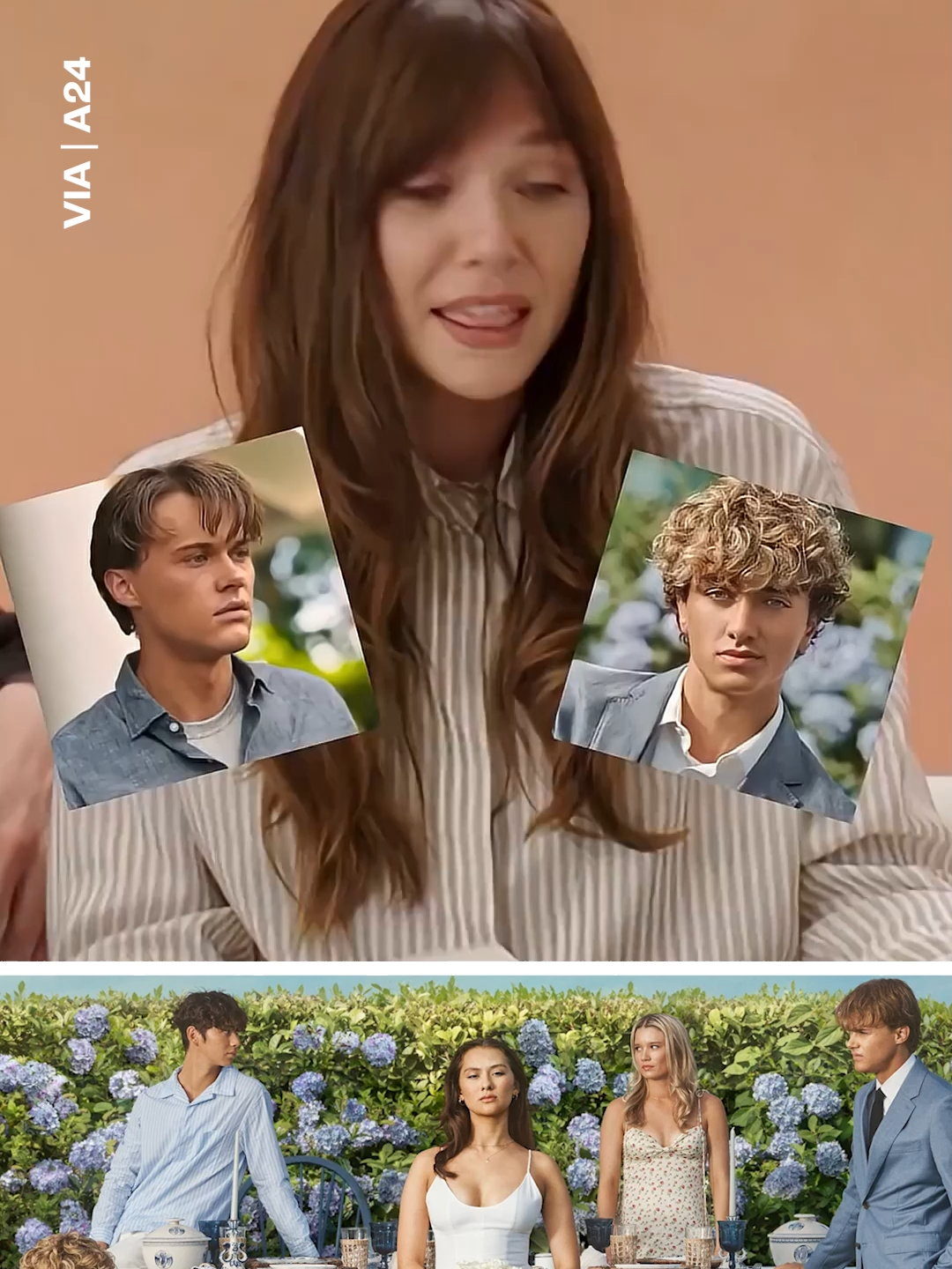 Elizabeth Olsen, Callum Turner y Miles Teller nos representa a todos los que no sabemos nada ‘El verano en que me enamoré’ 🫢 cc: Eternity  #TheSummerITurnedPretty #thesummeriturnedprettymovie #Belly #TSITP #elveranoenquemeenamoré #susannahfisher
