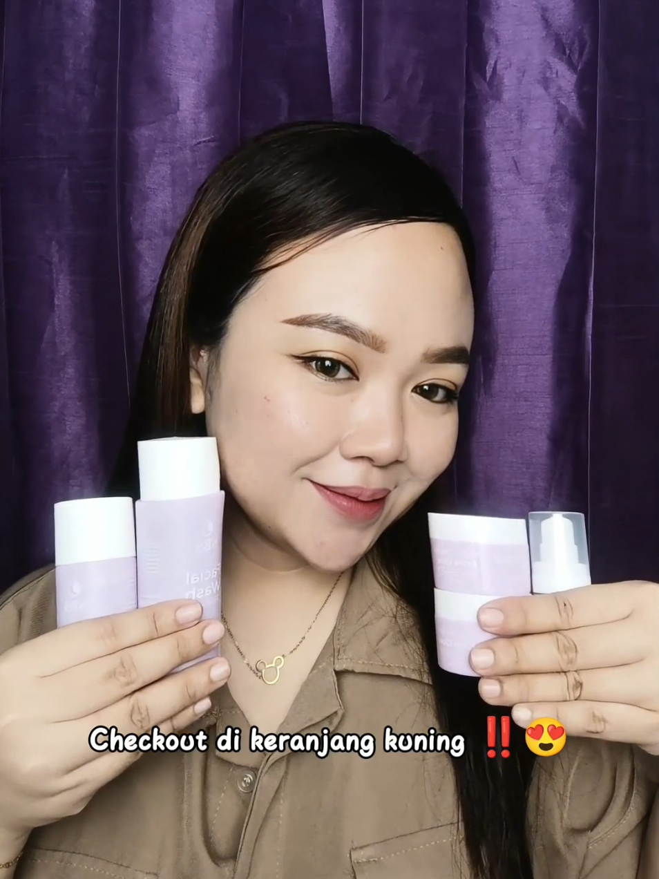 Cocok bgt di aku yg kulit nya sensitif & gampang bgt jerawatan ✨😍#NBS #NBSskincare #glowingskin #fyp 