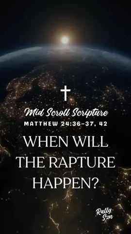 The day is unknown, only The Father knows when the end will be. #Christian #Bible #Scripture #Faith #Truth