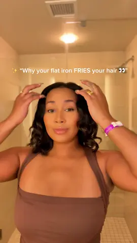 Stop frying your hair sis 🔥➡️✨ Did you know most flat irons cause damage because of uneven heat? That’s why you end up going over the same section 2–3 times, which = dry, split ends. @VANESSAPRO titanium flat iron distributes heat evenly, giving you one-pass styling → smooth, shiny, healthy results without the damage. Perfect for your glow-up routine. ✨Protect your hair, save your time, elevate your look. 👉🏽 Click the link and grab yours today! #HairCareTips #HealthyHairJourney #GlowUpRoutine    #vanessapro  #creatorsearchinsights 