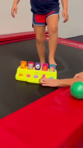@Pediactivity practiced single limb stance while alternating feet, but with a twist on a compliant surface!  Why it works:  ⭐️ Adds challenge for the core and stabilizers  ⭐️ Builds ankle strength and coordination  ⭐️ Helps kids translate balance skills to every day play  Try having your child (or client) stand on one foot, switch to the other, and keep it fun! Count, sing, or play a game while balancing!  💡 Pro tip: always have support nearby for safety, and turn it into a game to keep motivation high. 