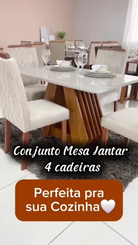 Dê uma olhada em Conjunto Sala de Jantar Ágata Tampo em MDF e Vidro Com 4 Cadeiras Paola Cimol por R$1.399,90. Compre na Shopee agora! Pesquise como: AMX-CCD-ZUP na Shopee para encontrar o Produto! #casanova #saladejantar #moveis #shopee #fyppppppppppppppppppppppp 