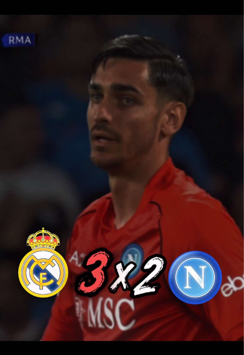 Real Madrid vs Napoli. #vinicius #bellingham #napoli #championsleague #ucl 