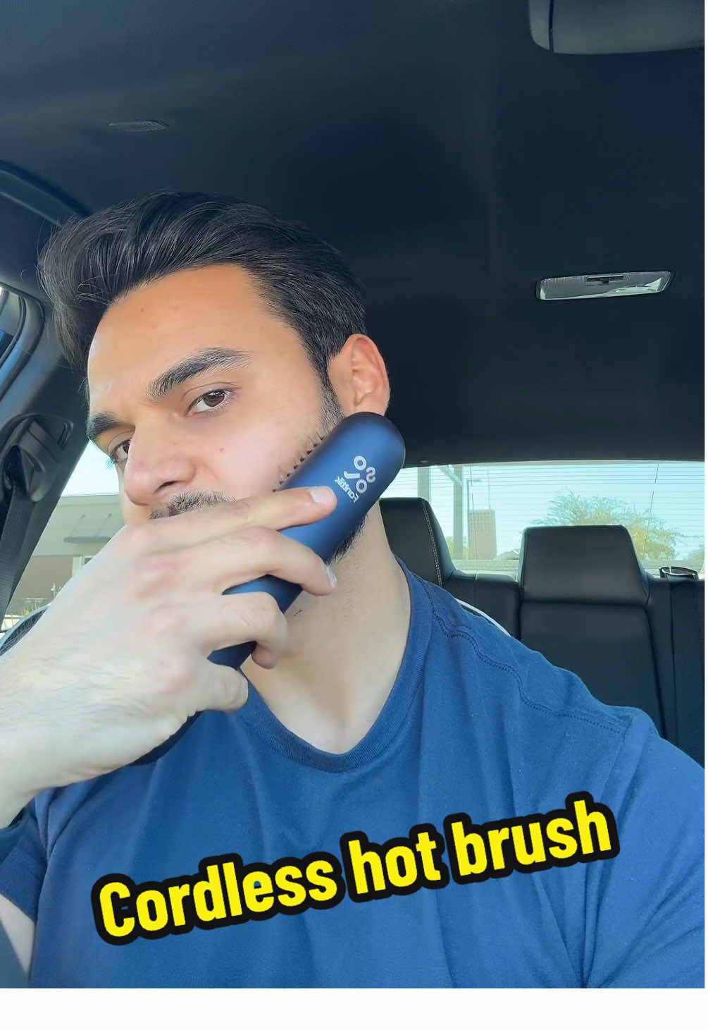 Replying to @bannedagain #hairstraightener #hotbrush #hairtutorial #beardstraightener 