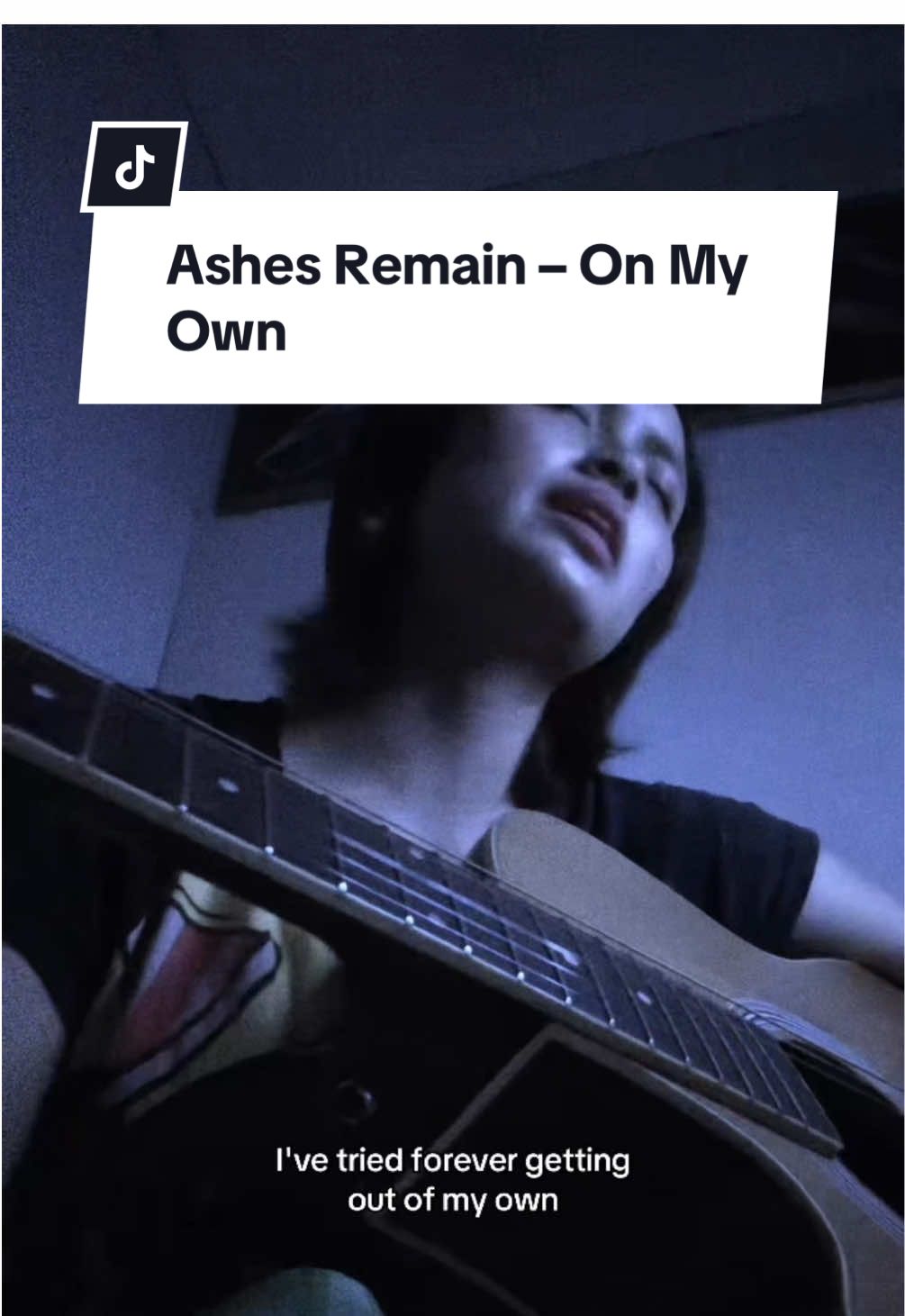 Ashes Remain – On My Own (cover)  #alt #rock #singing #cover #tiktoktainment 