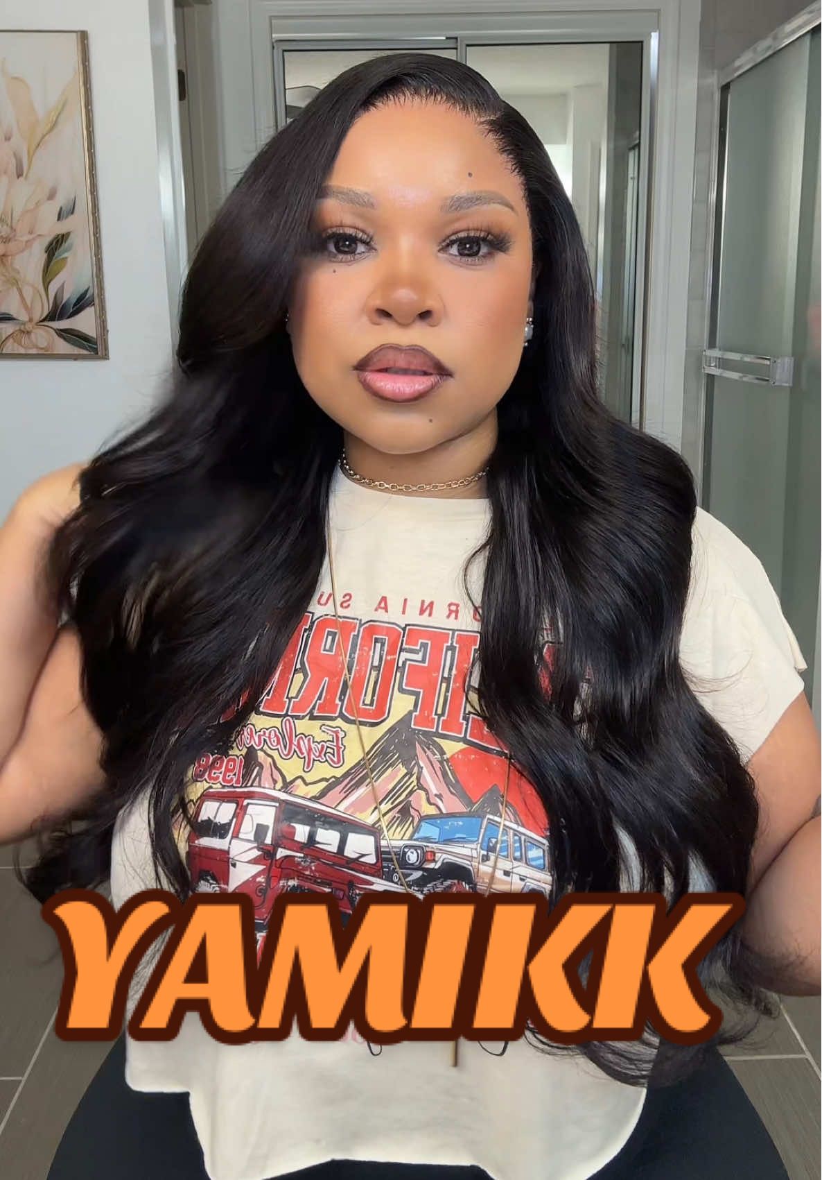 This yamikk body wave wig pattern is so tea  im in love this wig!!! 😍😍 @yamikkhairamazon @yamikk body wave wig #prepluckedwig #prebleachedwig #yamikk13x5bodywavewig #wiginfluencer #hdlacewig  