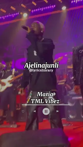 Maria by TML vibez] #maria #tmlvibez #tiktokviral #lyrics_songs #liveperformance 