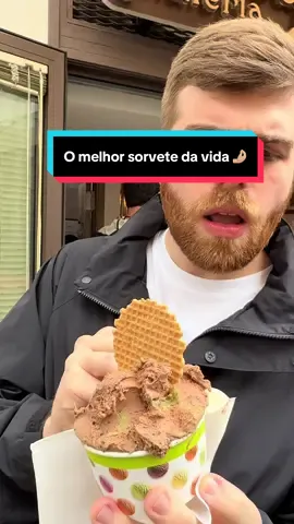 O melhor sorvete da Itália inteira 🥹🤌🏼🍦 Poderia comer isso todos os dias da vida 🇮🇹 #dicadeviagem #sorvete #italia #comida 