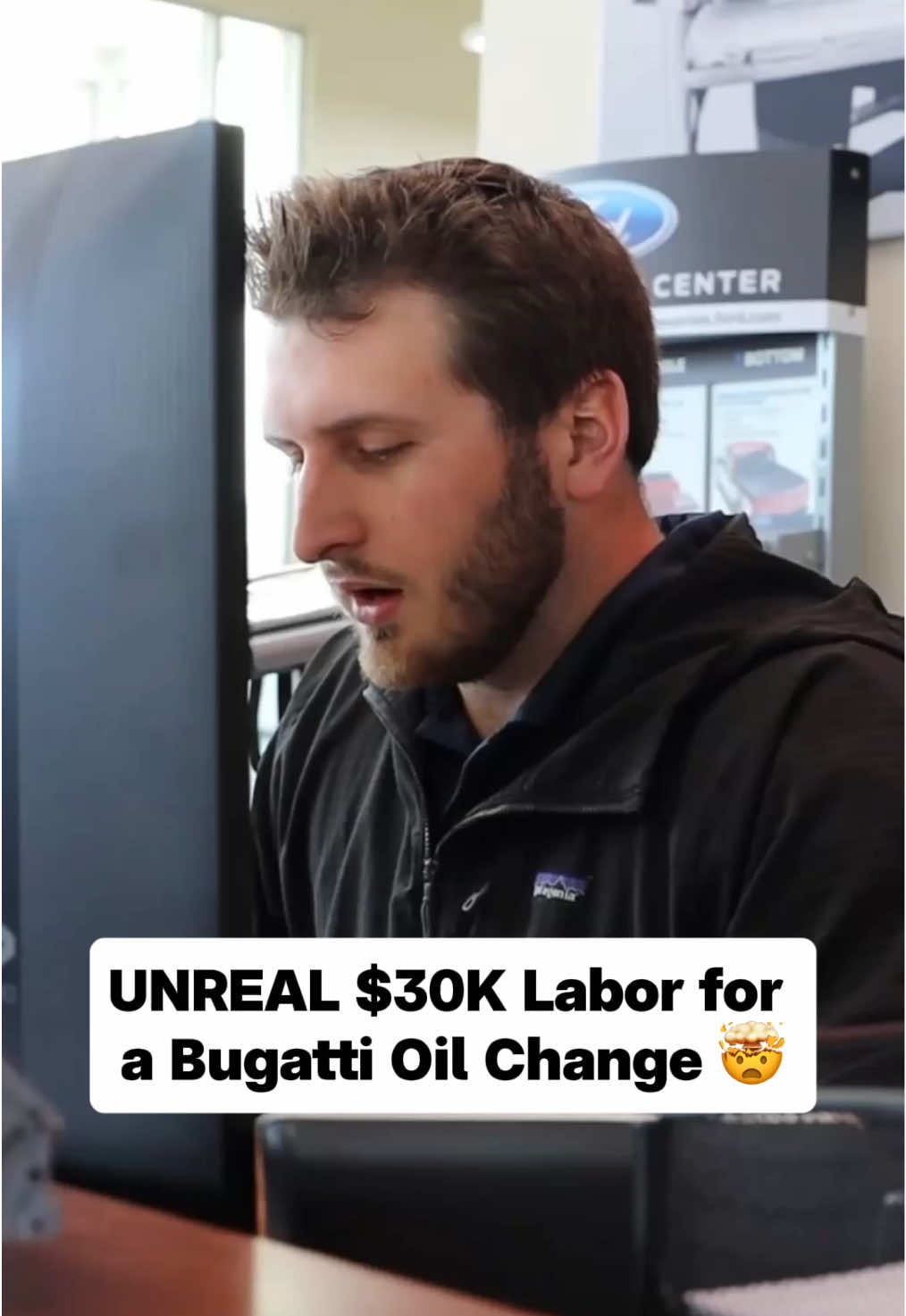 Would you pay $30,000 just to change your oil? This is why Bugatti service is on another level. #bugattiveyron #supercarmaintenance #luxurycarownership