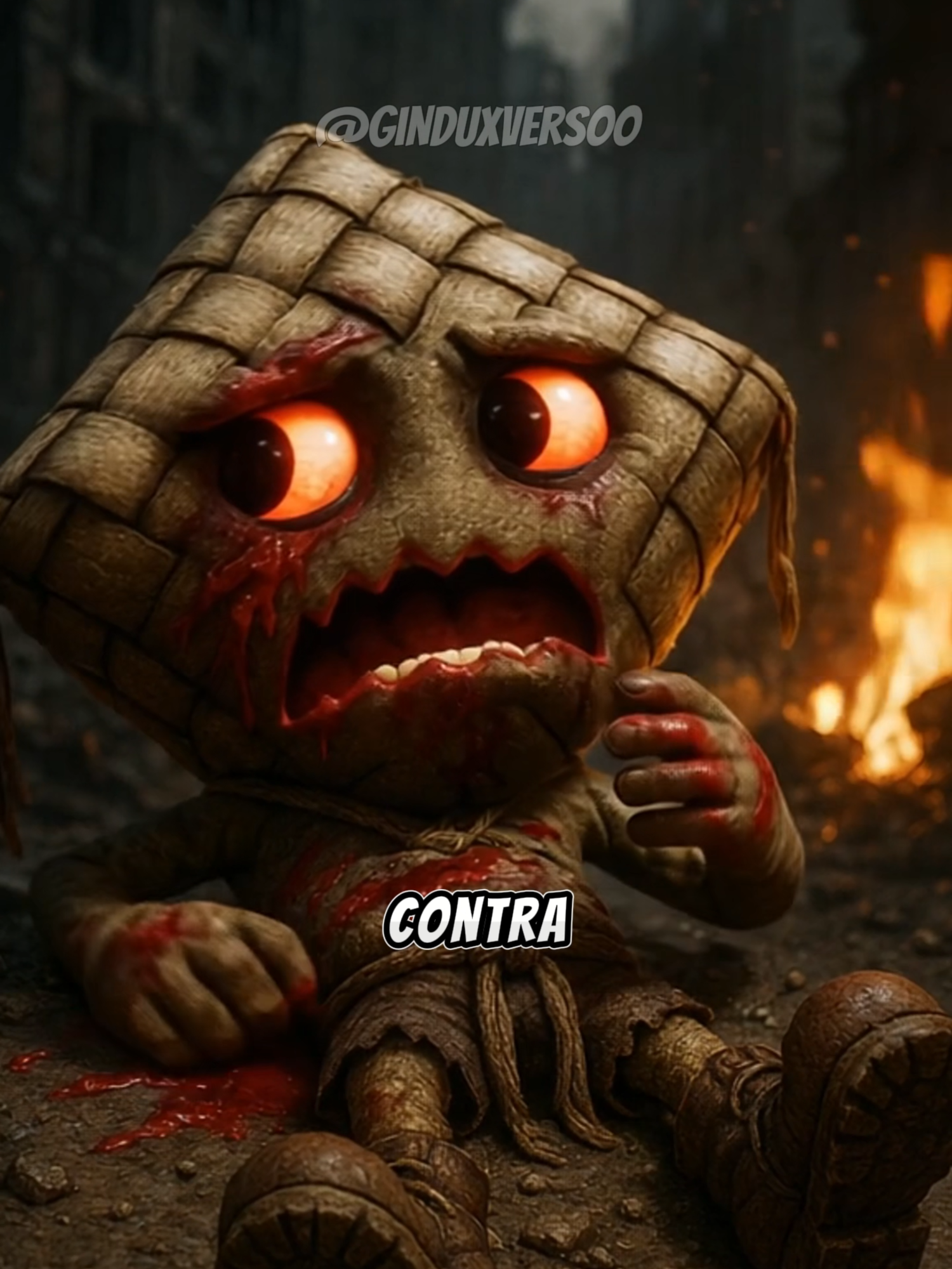 Ketupat Recuerda su Infancia y Saca Todo su Poder 😱 #brainrot #fyp #memes #pixverse #pixverseai