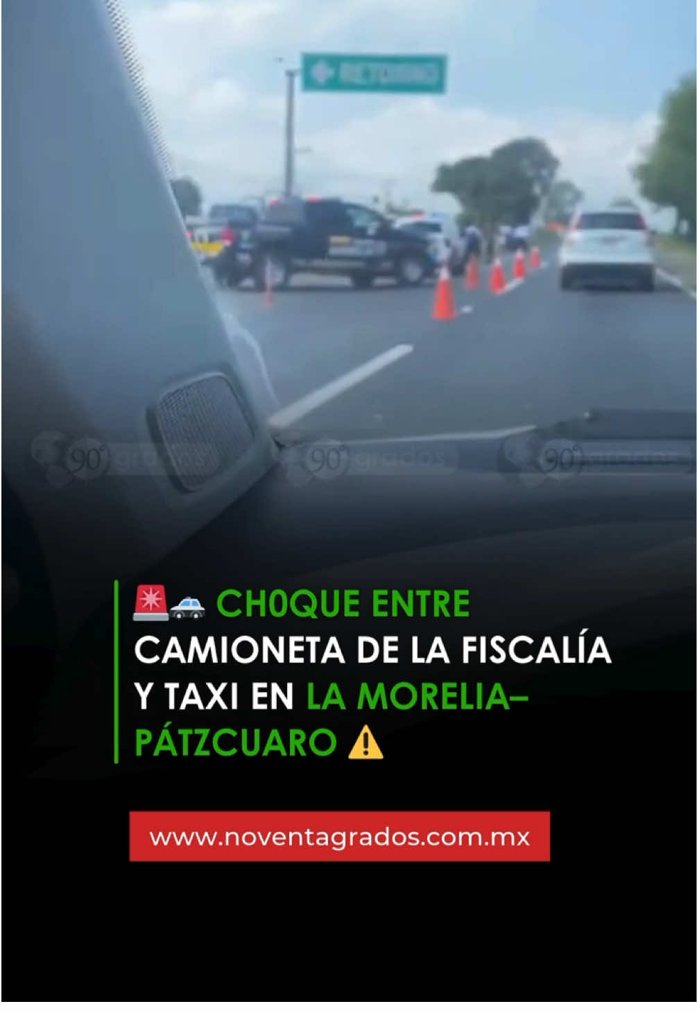 🚨 Accidente vial moviliza a elementos de emergencia en Morelia Esta mañana, una unidad de la Fiscalía de Michoacán y un taxi se vieron involucrados en un ch0que sobre la carretera Morelia–Pátzcuaro, a la altura de La Nueva Florida. 👮‍♂️ Dos elementos de la corporación resultaron con lesiones leves y fueron atendidos en el lugar. 🚑 Servicios médicos y tránsito acudieron de inmediato para brindar apoyo y realizar el peritaje correspondiente. #Morelia #Michoacán #AccidenteVial #SeguridadVial #Emergencias911  
