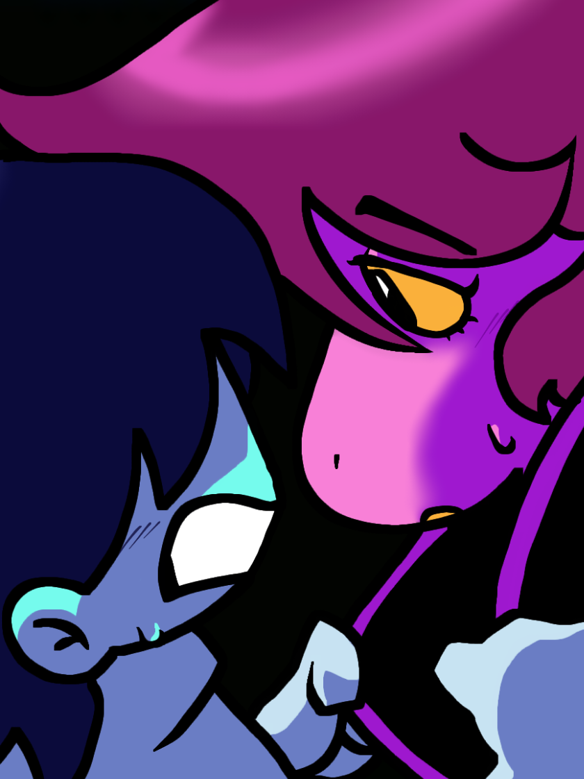 WE NEED MONSTER X HUMAN MORE 😭🌹 I love feeding y'all krusie shippers 🥹 #krisdeltarune #susiedeltarune #deltarune #krusie #animatic 