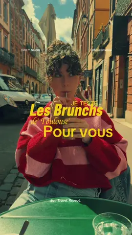 Au menu chez La Belle Brune :  PANCAKES SALÉS |  13€ 2 pancakes + 1 oeuf au plat, jambon cru 