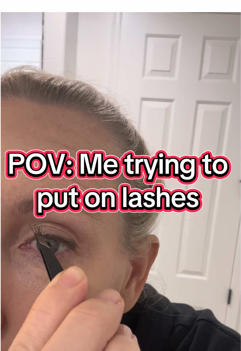 Tried to follow these viral lash TikToks annnnnnnd… yeah, I’m definitely a crime scene cleaner, not a makeup artist. 💀💅 #makeupfail #foryoupage #P#POVR#RelatableTokNailedIt