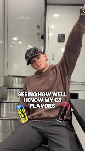 seeing how well i know my @C4 Energy flavors 😅 #c4partner #nascar #jesselove #nascardriver 
