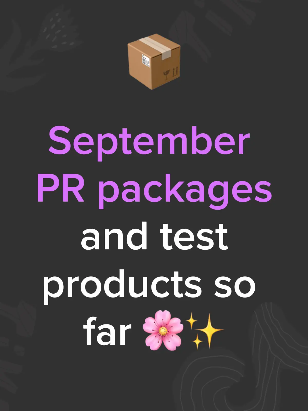 #prpackages @VT Cosmetics US @PURITO SEOUL @Youth To The People @COSNORI @rimmellondon @Kylie Cosmetics @Arencia @chanel.beauty @La Roche-Posay @urban decay @Lancôme @DALBA @YesStyle @STYLEKOREAN 