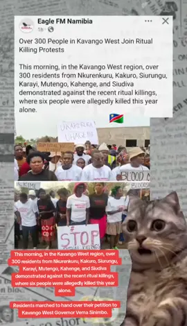 According to the group’s spokesperson, Gabriel Tenga, the people of Nkurenkuru and the surrounding areas are deeply saddened by the repeated acts of killings and mutilation. 