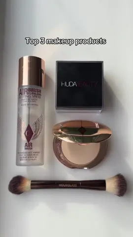 Essentials 👜 @Huda Beauty  @Charlotte Tilbury  @Hourglass Cosmetics  ##fyp #beauty #makeup #qatar