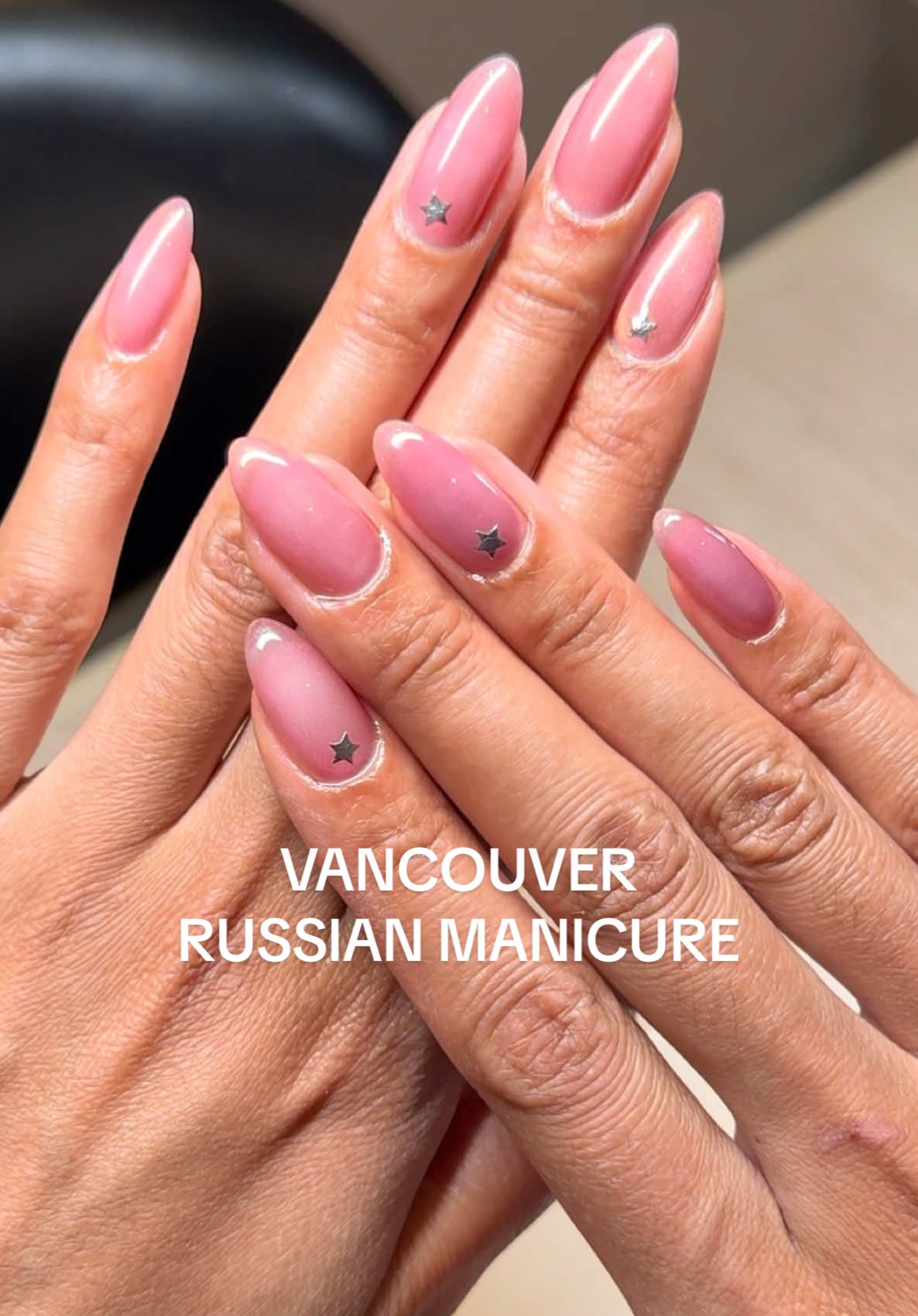 @Visage Beauty by Okuyama is THE spot in Vancouver to get a russian mani 👀 #russianmanicure #russianmani #gelmanicure #vancouvernails #vancouverrussianmanicure 