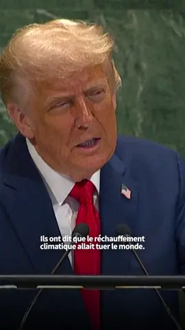 Le président américain s’est exprimé ce mardi à la tribune de l’Assemblée générale de l’ONU, à New York. Il a indiqué que le changement climatique était «la plus grande arnaque jamais menée contre le monde» et le concept d’empreinte carbone «une supercherie inventée par des gens aux intentions malveillantes».