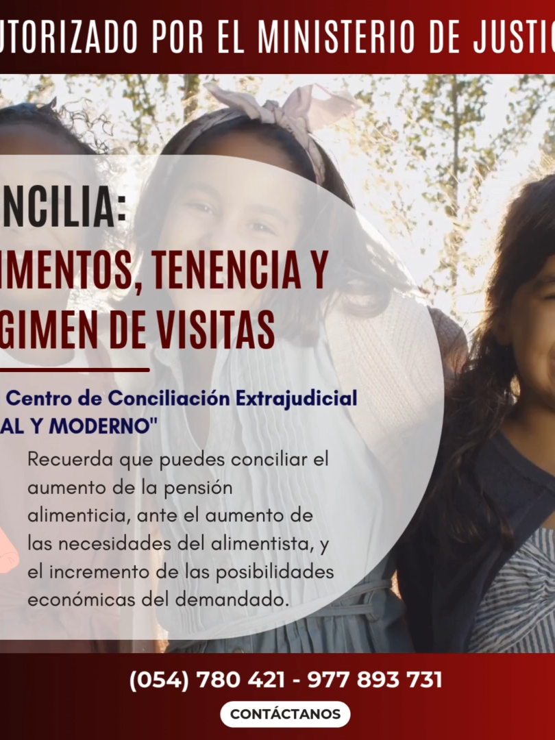 #CerroColorado 🎓LEGAL Y MODERNO 🤝 ✅🎖Centro de Conciliación Extrajudicial autorizado por el Ministerio de Justicia en #CerroColorado, #Cayma, #Yura, #Yanahuara, #Sachaca Y #Arequipa ✍️INCLUYE: 1️⃣ Información capacitada 2️⃣ Formato de solicitud 3️⃣ Asignación de número de expediente 4️⃣ Notificador 5️⃣ Notificación al domicilio del invitado 6️⃣ Audiencias 7️⃣ Conciliador en temas civiles (deudas, desalojos, división, etc) 8️⃣ Conciliador en derecho de familiares (alimentos, tenencia, visitas, divorcio, etc) 9️⃣ Abogado colegiado verificador 🔟 Actas certificadas ✍️¿Por qué elegirnos?💯 Por nuestra gran experiencia en Conciliación Extrajudicial, y el esfuerzo que hacemos en cada audiencia para que las partes puedan arribar a una solución con 