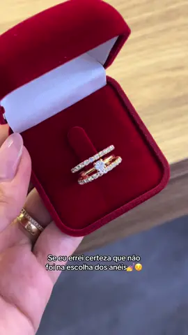 Escolha perfeita!❤️ #joiasemprata #joiasbanhadasaouro #anéis #alianca #anelsolitario 