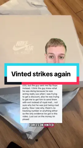 we should start a gofundme for the guy, poor kid :( #trainers #vinted #sad 