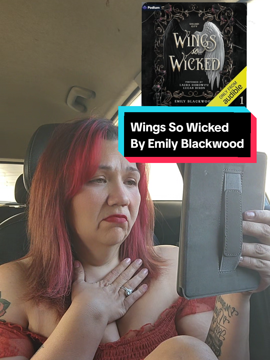 he means it! #wingssowicked #emilyblackwood #audible #bookshelf 