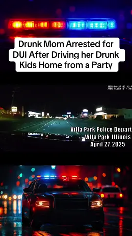 Drunk Mom Arrested for DUI After Driving her Drunk Kids Home from a Party #police #crime #trending #law 