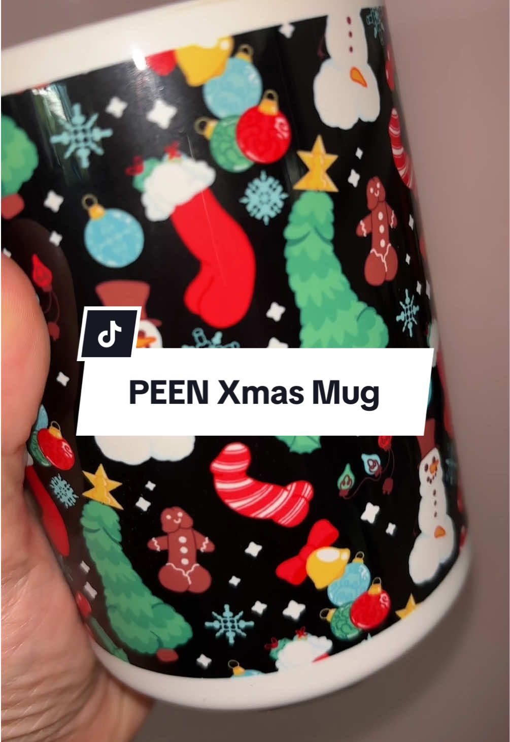 🤣So are you getting this for grandma or what? 🤣 #peenxmasmug #xmasmug #xmascoffeecup 