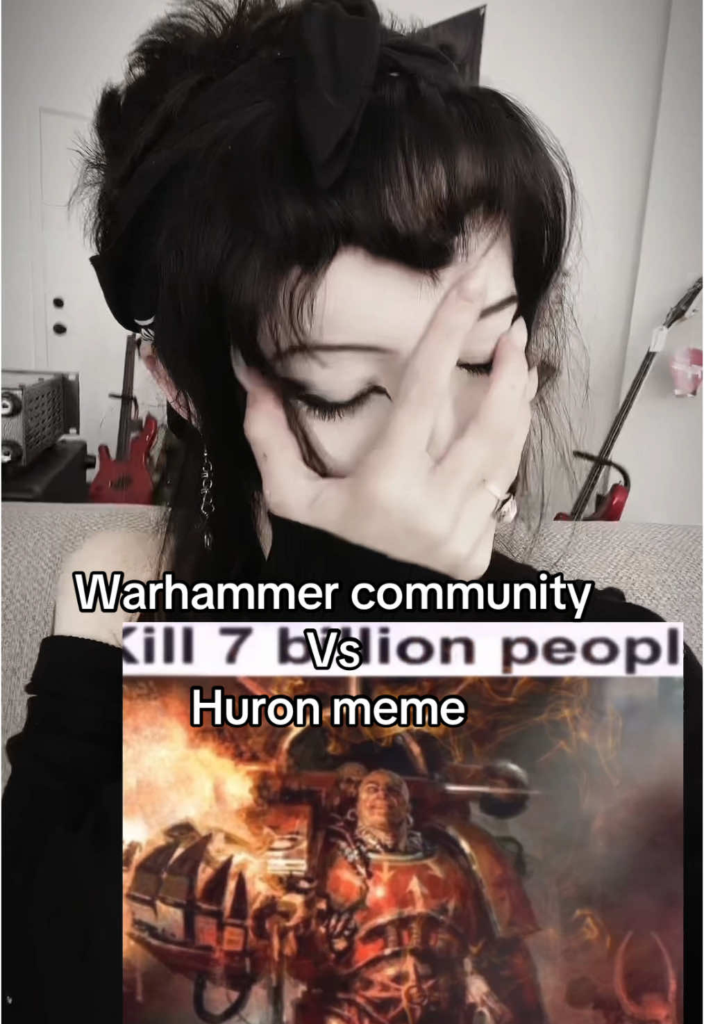 I CANT ESCAPE HIM #deathrocker #gothic #goth #warhammer #warhammer40k #warhammercommunity #warhammermemes 