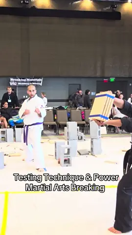 Testing Technique & Power | Martial Arts Creative Breaking #karate #martialarts #taekwondo 