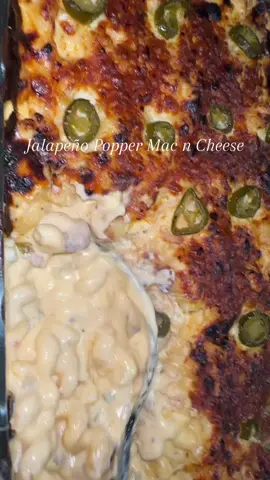 RECIPE VIDEO POSTED! ☺️ So good my brother has had me make it for his friends to try. A must for future potlucks! So cheesy, creamy, and a little spicy 😋 #macandcheese #Recipe #macandcheeserecipe #jalapenopoppers 