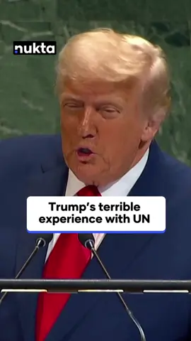 From escalator malfunctions to teleprompter drama, Trump's UN visit didn't go as planned. Trump faced multiple technical issues, and suggested he could have built the facility better himself. #nukta #nuktapakistan #trump #unga #complaints #technicaldifficulties #escalator #teleprompter