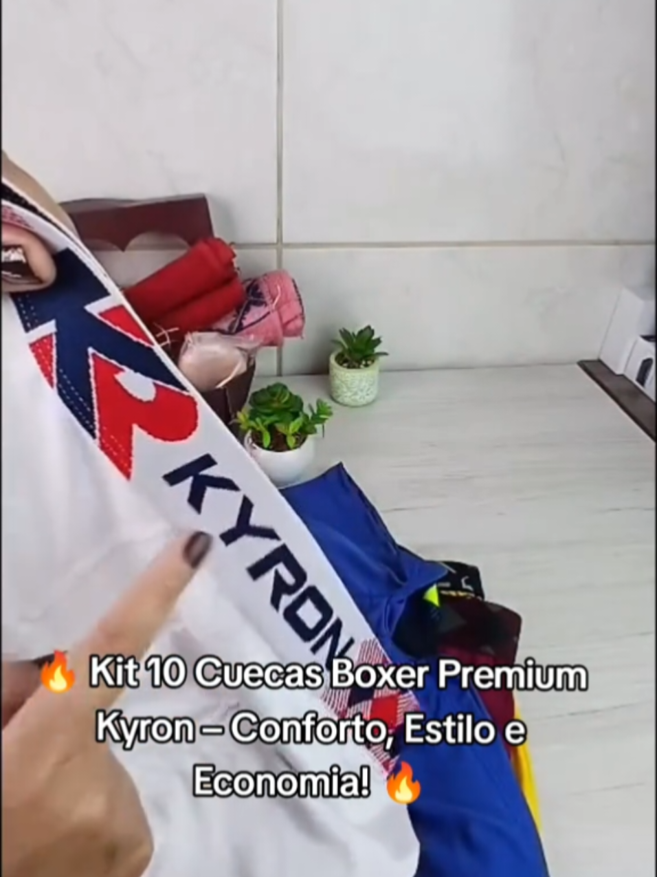 🔥 Kit 10 Cuecas Boxer Premium Kyron – Conforto, Estilo e Economia! 🔥 #CuecaBoxer #KitCuecas #ModaMasculina #KyronUnderwear #ConfortoTodoDia 