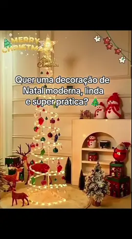 Árvore de Natal espiral com LED. #árvoredenatal #arvoredenataldiferente #natal2025 